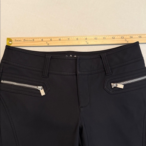 prAna Black Softshell Zipper Pocket Bootcut Pants Size 4 - Picture 3 of 8